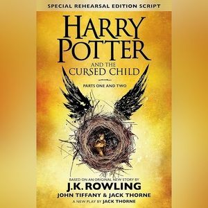 Harry Potter and the cursed child hardcover back, brand new special edition